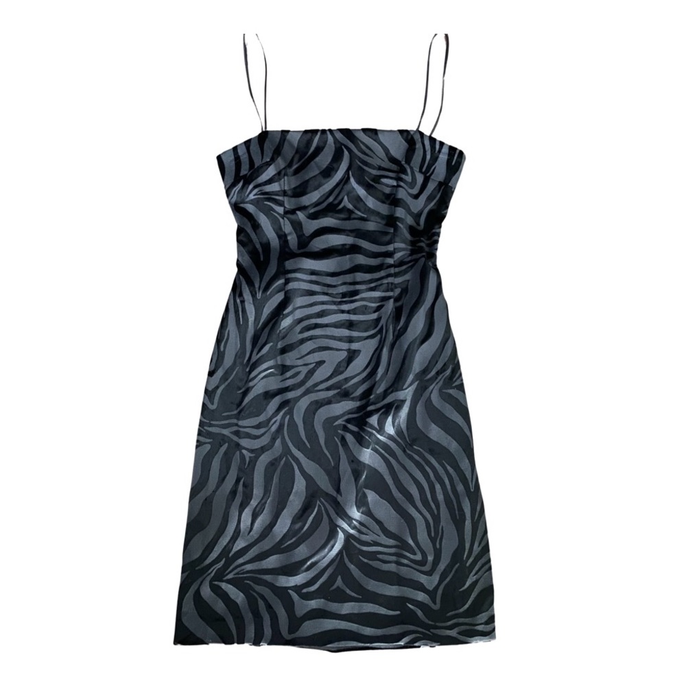 Versus (Versace) Black Zebra Dress, Size IT 44